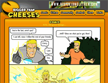 Tablet Screenshot of biggercheese.com